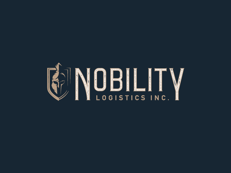 Nobility Logo - Nobility Logistics Inc. by Clay Caldwell on Dribbble