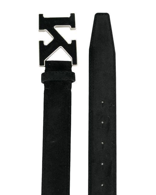 Kiton Logo - Men's Black Logo Plaque Belt
