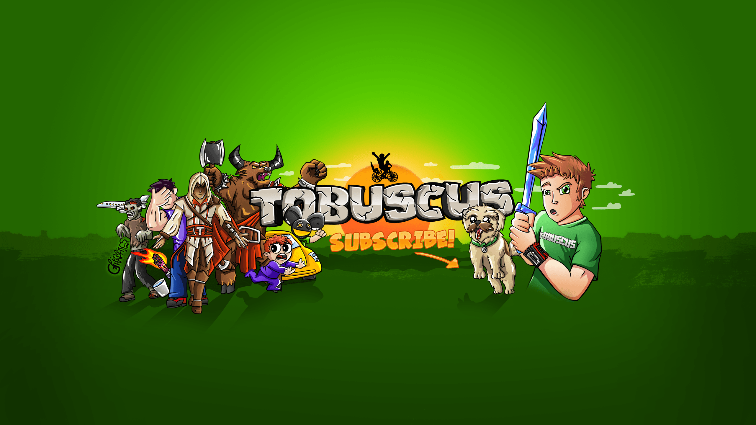 Tobuscus Logo - FinsGraphics | Tobuscus New Youtuber Banner