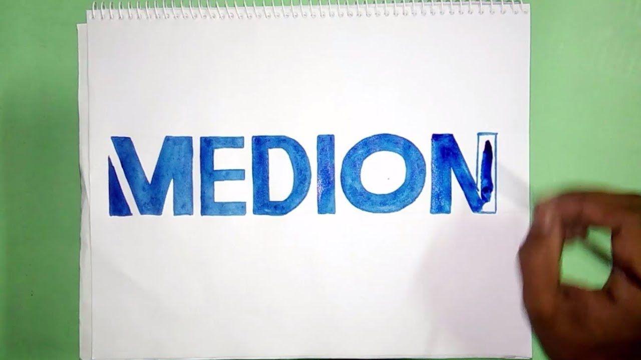 Medion Logo - How to draw the Medion logo