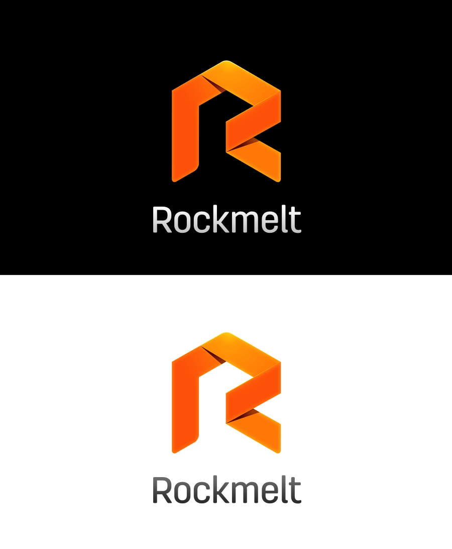 RockMelt Logo - Redesigned Rockmelt logo. Data winner. Be