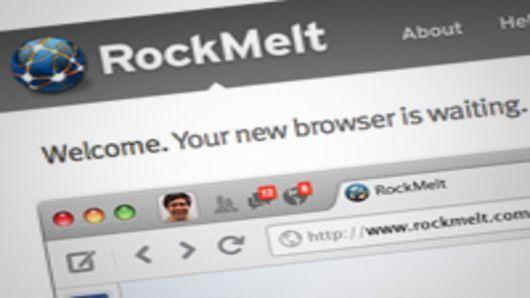 RockMelt Logo - RockMelt Will Melt the Skeptics