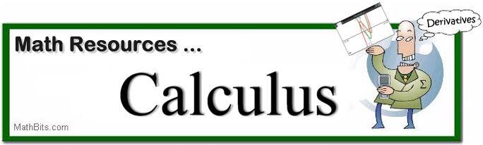Calculus Logo - Student and Teacher Resoureces for Calculus