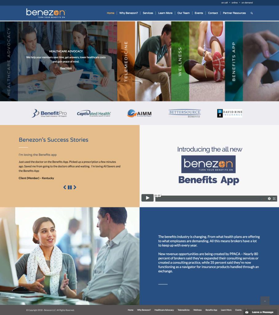 Benezon Logo - Website for Benezon - Intellithought