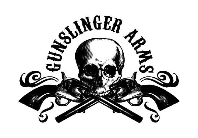 Gunslinger Logo - Gunslinger Arms - Carl Medley Can Design