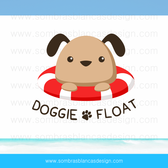 Float Logo - Dog Float - Pre-designed Logo