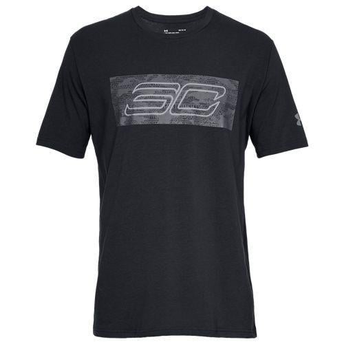 SC30 Logo - (order) Under Armour Men SC30 Logo T Shirt Stephane Curry Underarmour Men's SC30 Logo T Shirt Stephen Curry Black Steel