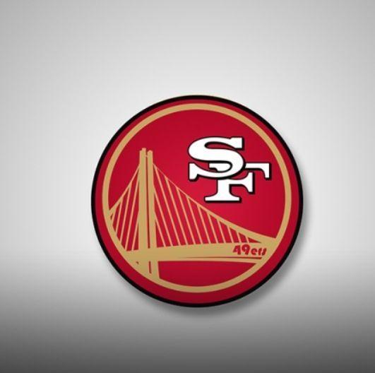 9Ers Logo - Warriors and 49ers logo mashup | Sports | Nfl logo, Logos, Nfl