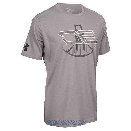 SC30 Logo - NZ$42.00's Under Armour Curry SC30 Logo T Shirt GreyHeather