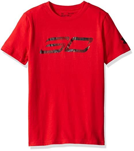 SC30 Logo - Under Armour Boys' sc30 Logo Short Sleeve tee