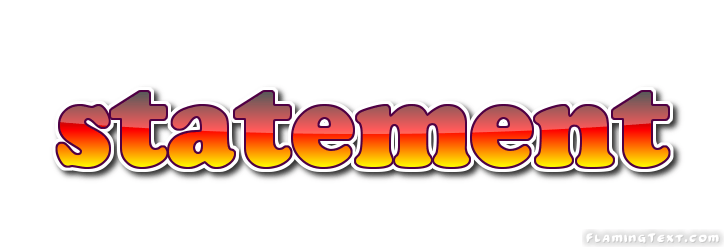 Statement Logo - statement Logo | Free Logo Design Tool from Flaming Text