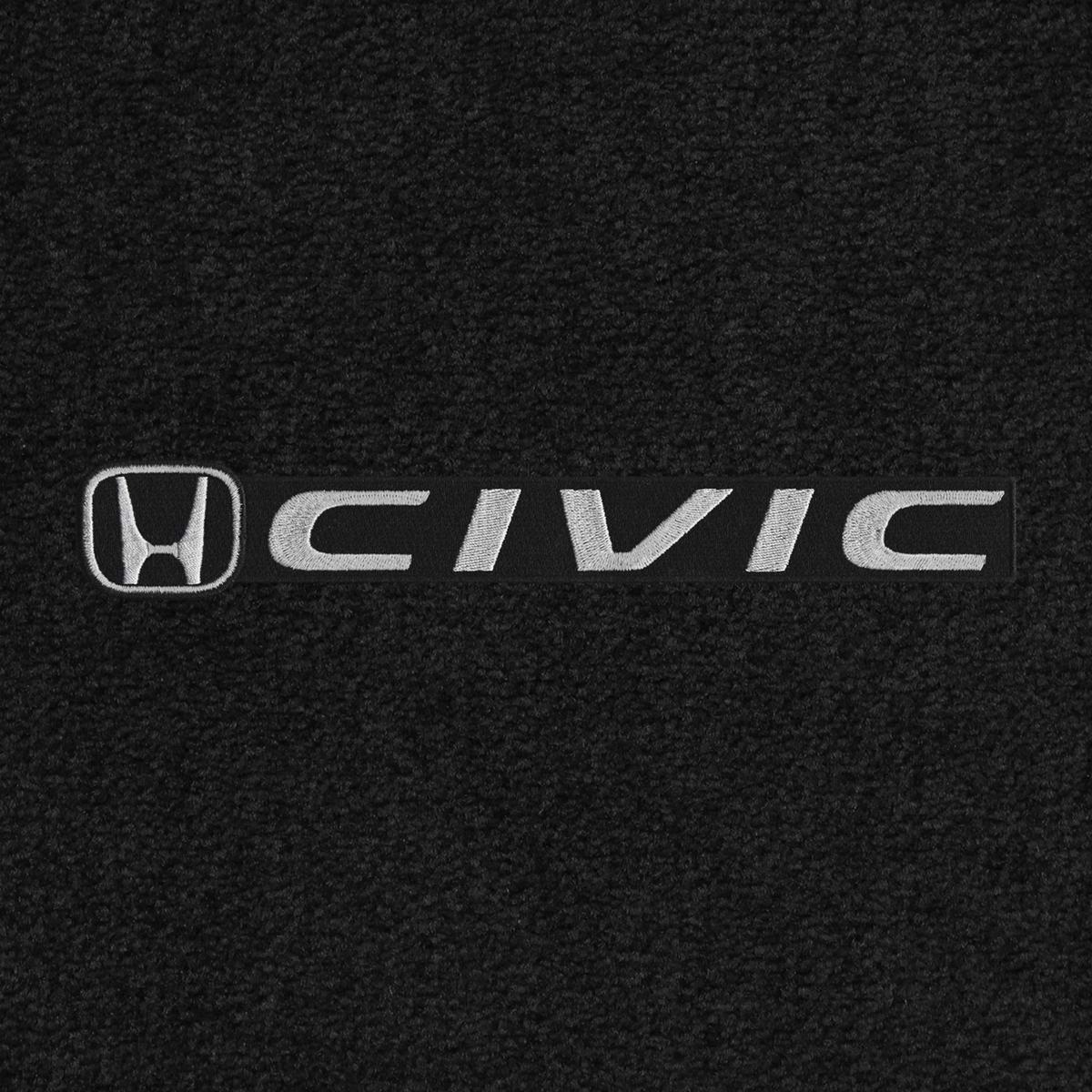 Civic Logo - Honda Civic Logo Lloyd ULTIMAT 3 Piece FLOOR MAT SET Ebony 600198