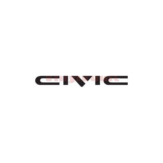 Civic Logo - CIVIC REG Logo Vinyl Car Decal - Vinyl Vault