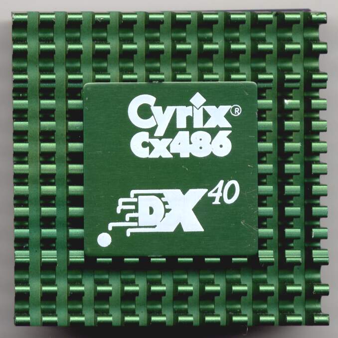 Cyrix Logo - Cyrix Cx486DX-40 w/ Cooler, new Logo | IT History Society