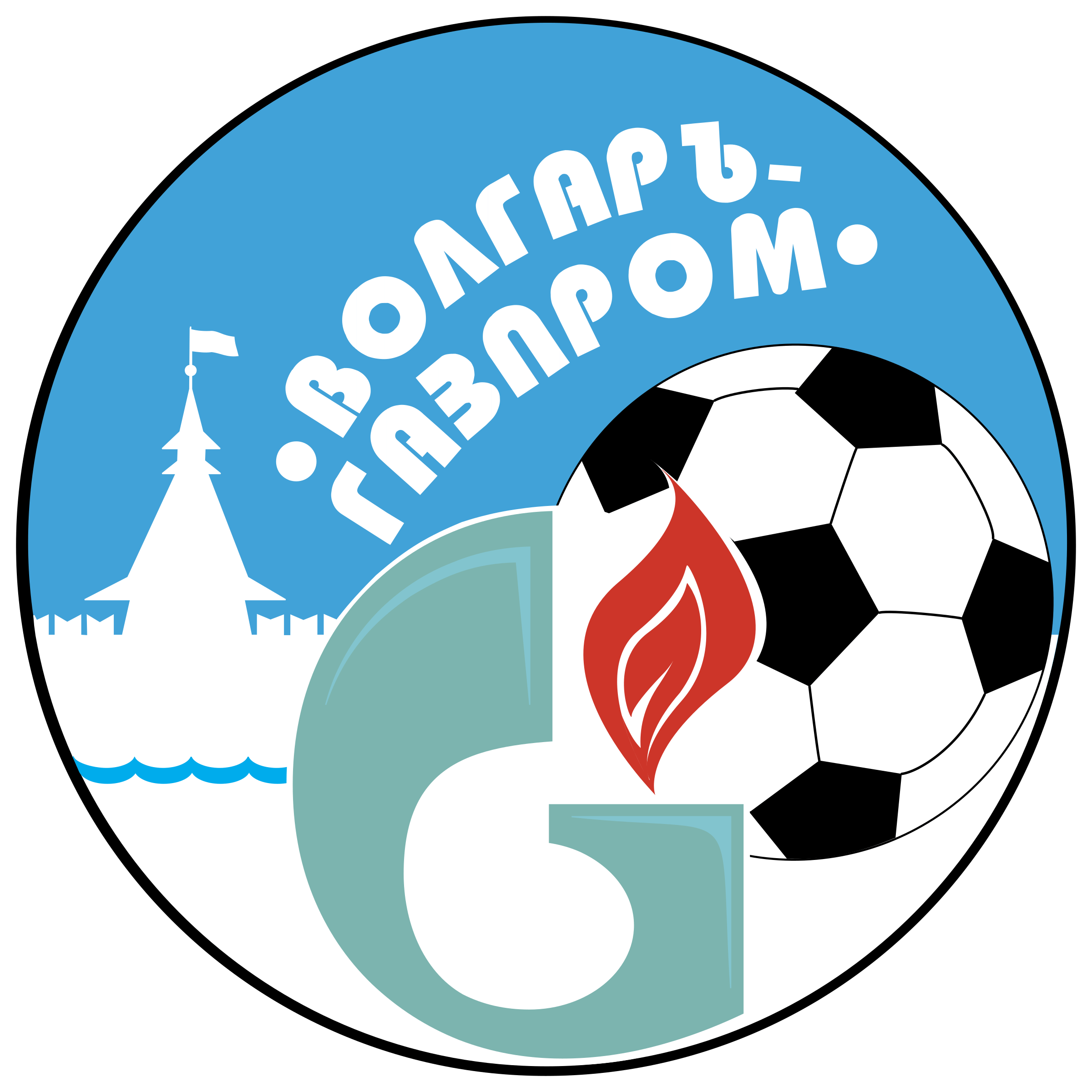 Gazprom Logo - Volgar Gazprom Logo PNG Transparent & SVG Vector