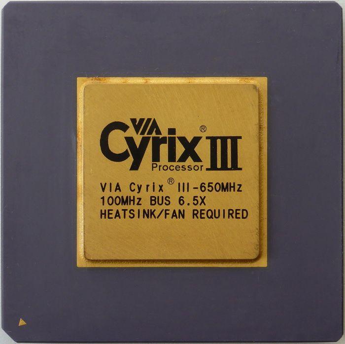 Cyrix Logo - X86 cpus' Guide - View details on Via Cyrix III 650