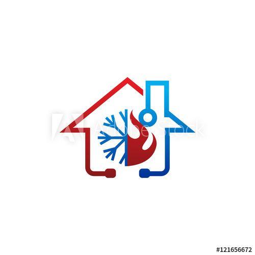 HVAC Logo - Climate Doctor HVAC Logo Icon this stock vector and explore