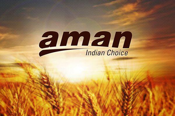 Aman Logo - Logo Design for indian food products brand aman on Behance