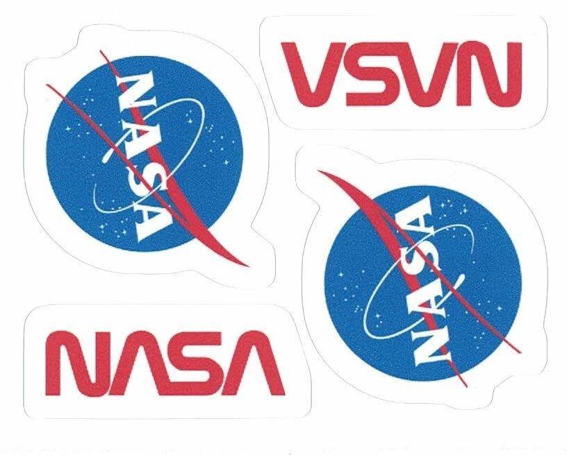 NASA Vector Logo - NASA SPACE AGENCY STICKERS ~ FOUR VINYL Vector Logo Insignia ...
