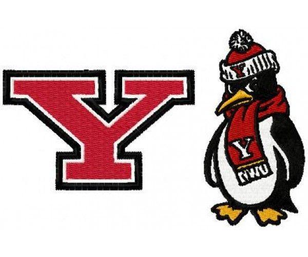 Youngstown Logo - Youngstown State Penguins logos machine embroidery design