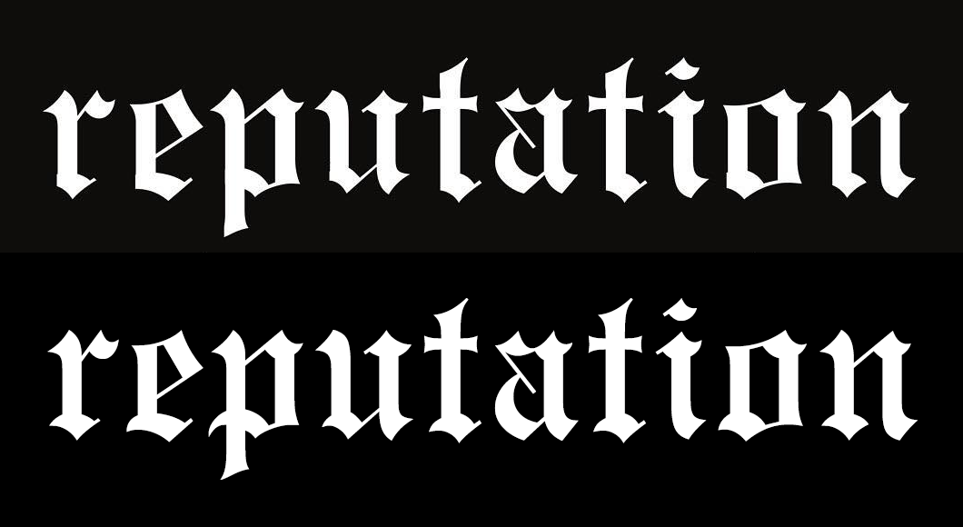 Reputation Logo - Taylor Swift – Reputation - Fonts In Use