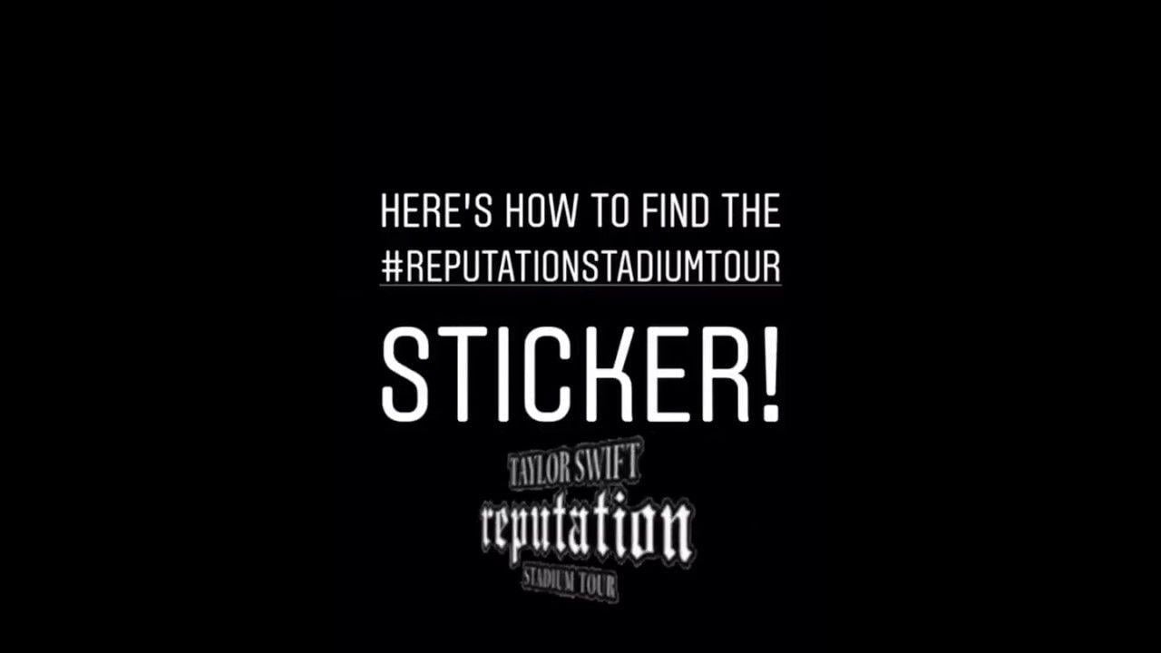 Reputation Logo - A trick to find out REPUtation STadium TOUR LOGO ON INSTA... VERY USEful TRIck.. MUst WAtch