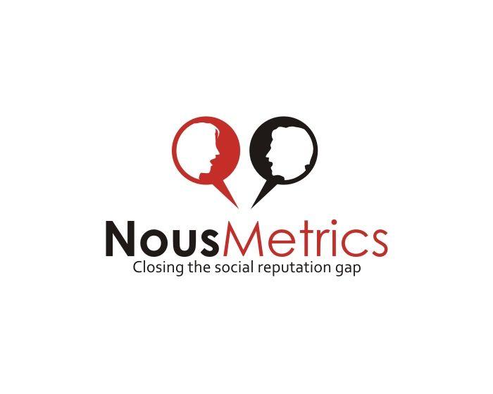 Reputation Logo - Modern, Professional, Communication Logo Design for NousMetrics