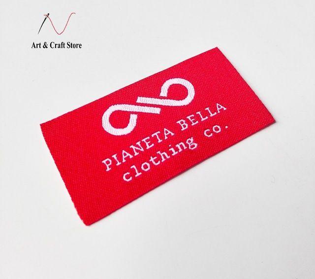 Woven Logo - US $60.0 |500Pis Custom Garment Label Provide Your Brand Logo Design Woven  Labels Welcome Consult-in Garment Labels from Home & Garden on ...