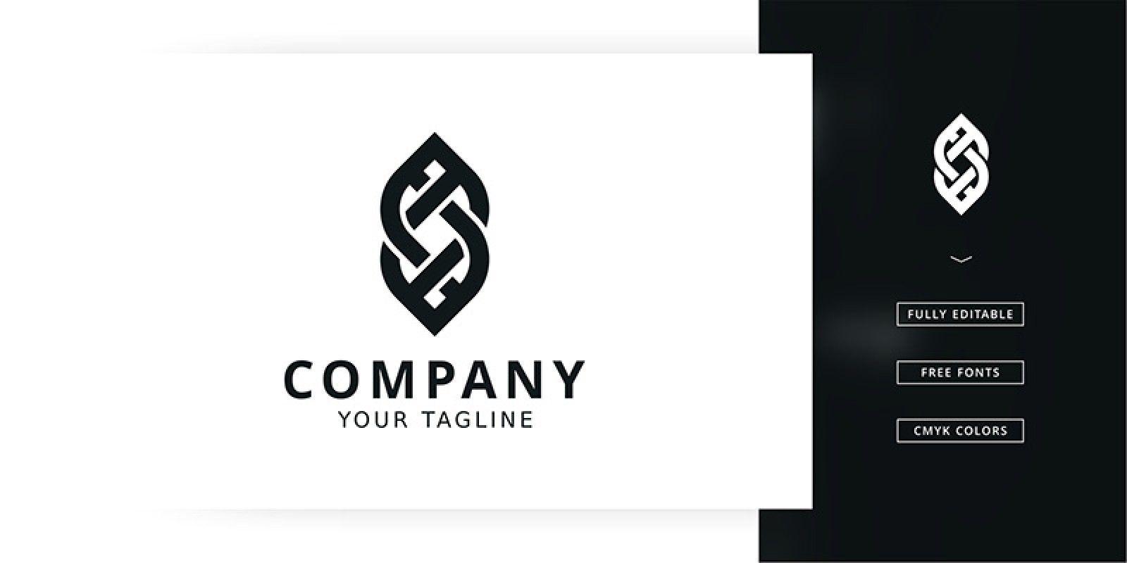 Woven Logo - Woven Line Logo Template