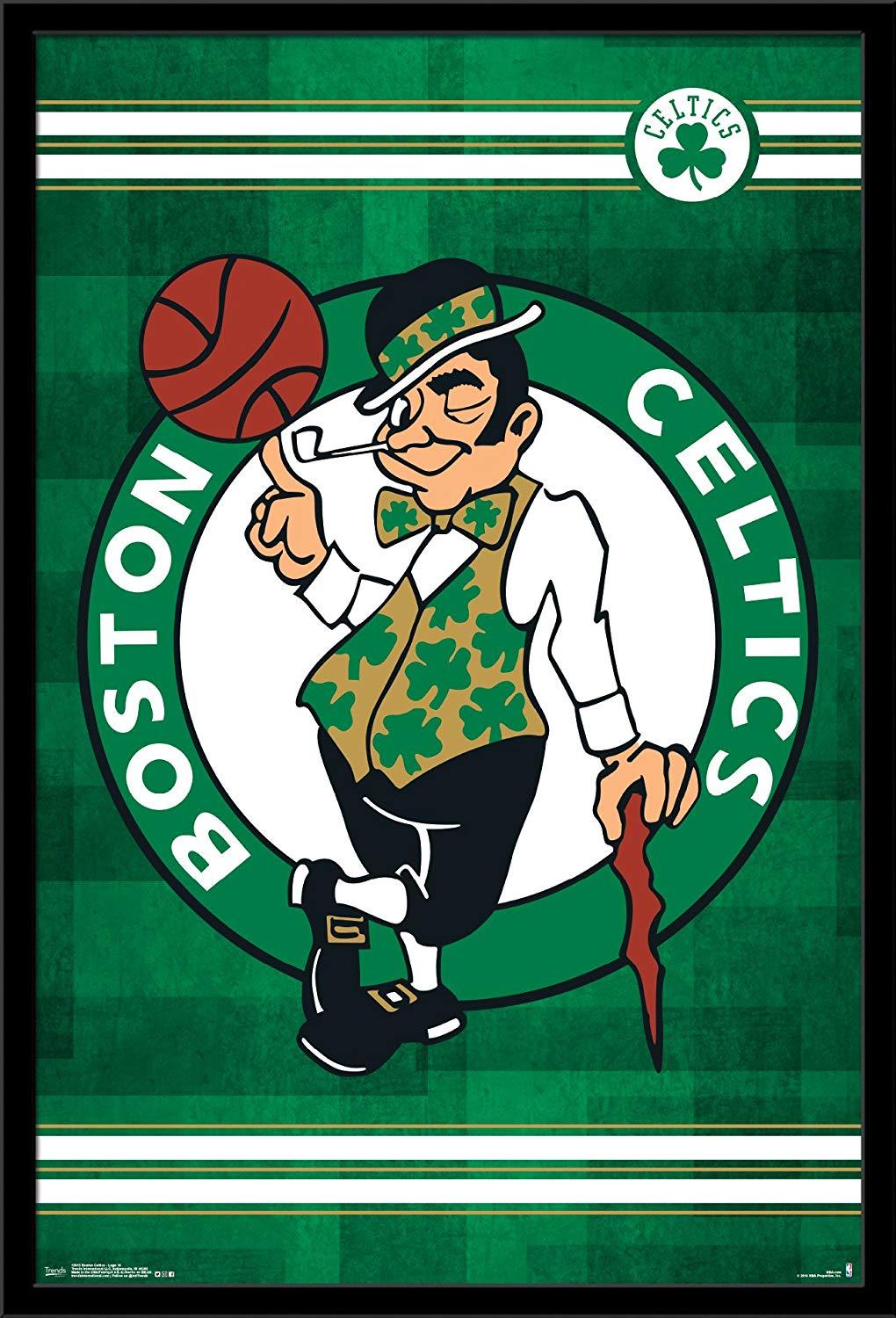Ciltics Logo - Trends International Wall Poster Boston Celtics Logo, 22.375 x 34