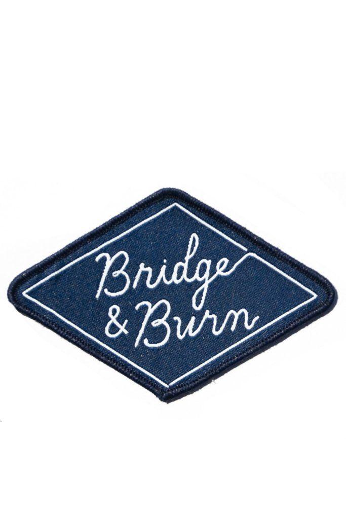 Woven Logo - Diamond Logo Woven Patch Navy