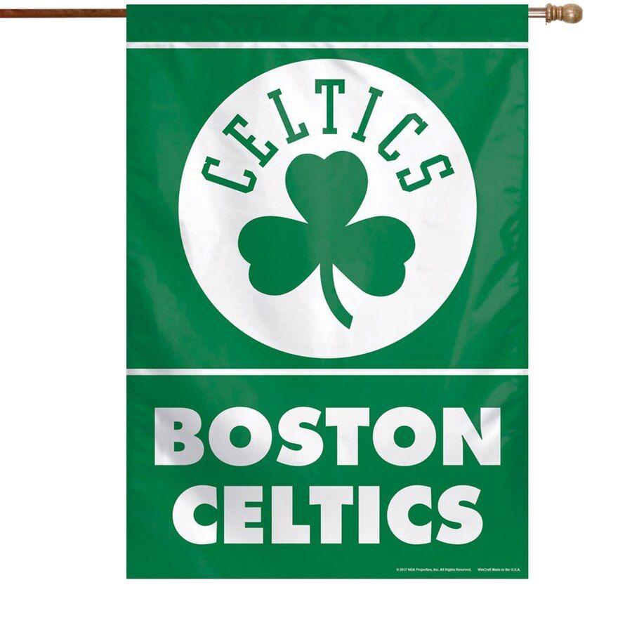Ciltics Logo - WinCraft Boston Celtics 28 X 40 Primary Logo Single Sided Vertical Banner