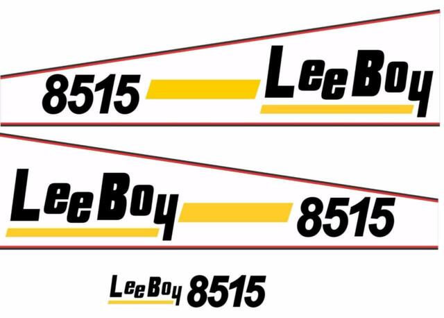 Leeboy Logo - Lee Boy 8515 Paver Replica Decal Set Peel & Stick Decals