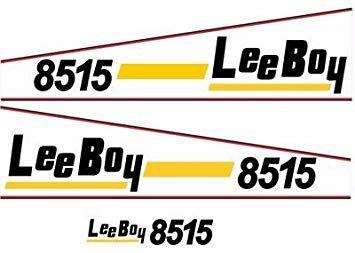 Leeboy Logo - Amazon.com : Leeboy 8515 Wedge Decal Kit : Everything Else