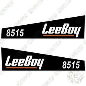 Leeboy Logo - Details about LeeBoy 8515 Decal Kit Asphalt Paver Equipment Decals