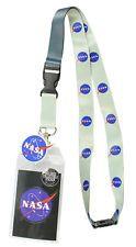 NASA Vector Logo - NASA Vector Logo Space Program Lanyard ID Badge Holder | eBay