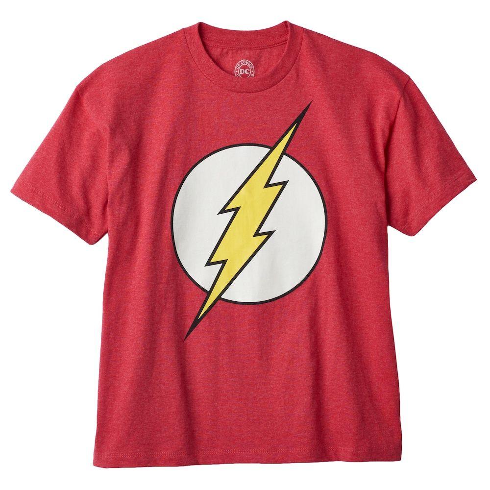 Kohs Logo - Boys 8-20 DC Comics The Flash Glow-In-The-Dark Logo Tee