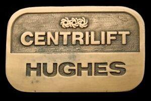 Centrilift Logo - Details about RD20108 *NOS* VINTAGE 1970s **CENTRILIFT HUGHES** BRASSTONE OILFIELD BUCKLE