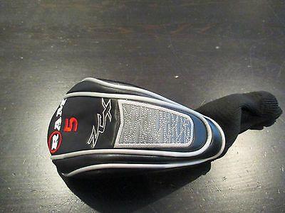 Zcx Logo - NEW Ram ZCX 5 Hybrid Driver Wood Golf Club Head Cover Black Red Case Iron |  eBay