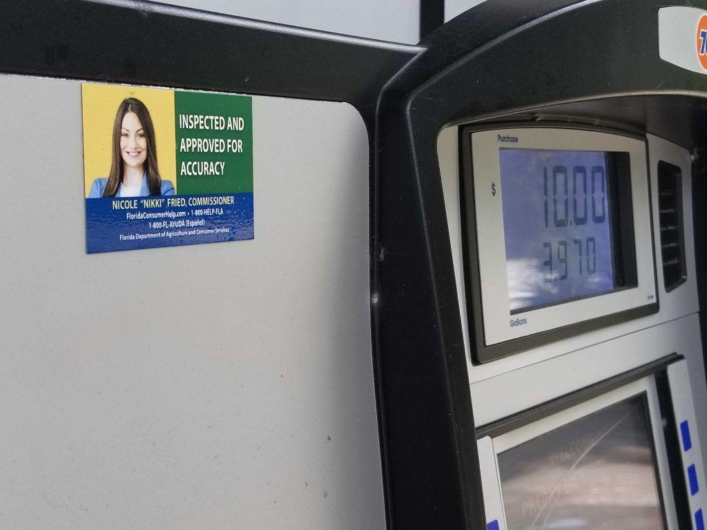 WUFT Logo - Those Stickers With Nikki Fried's Face On Florida Gas Pumps? They're