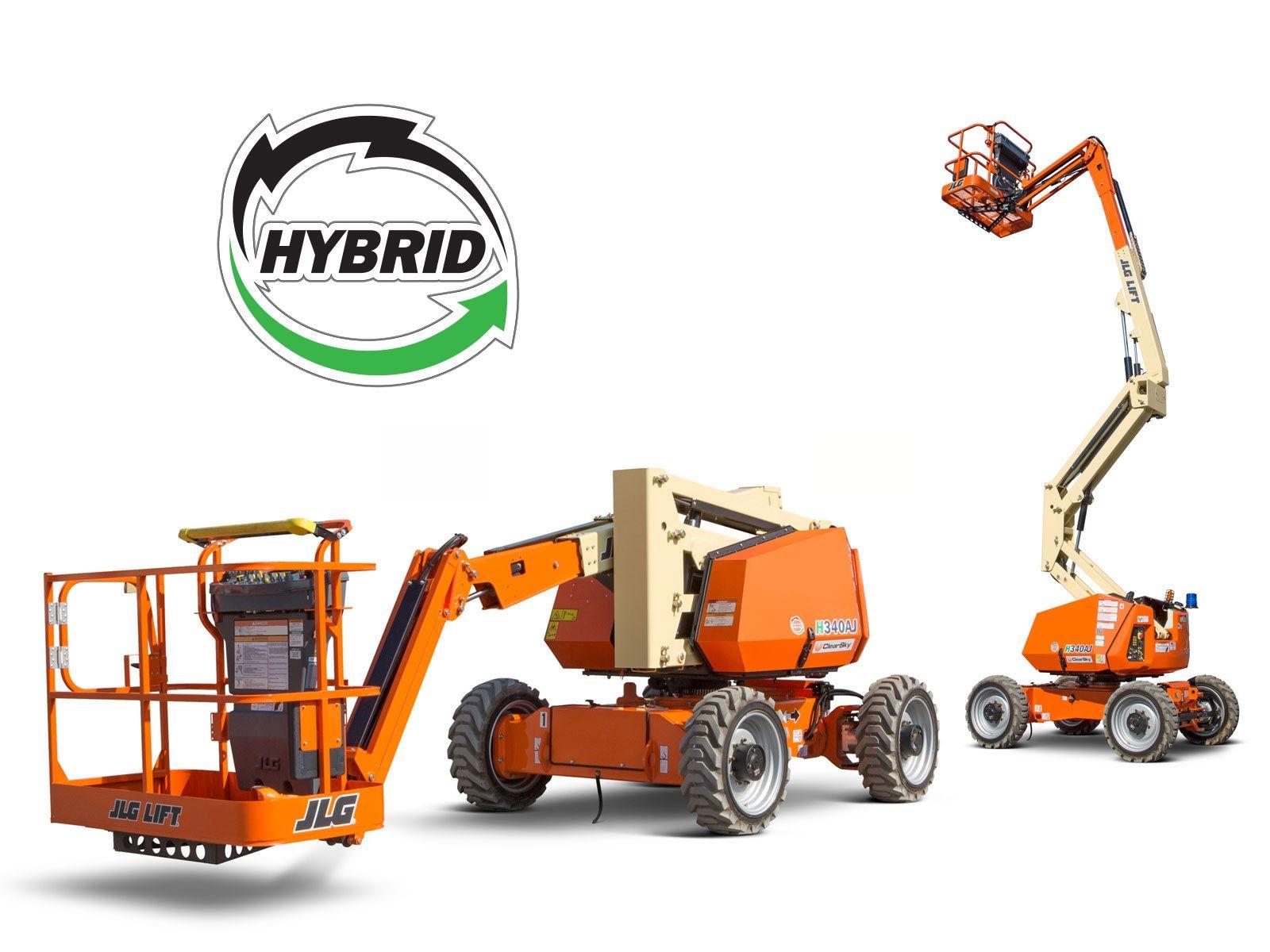 JLG Logo - H340AJ Hybrid Boom Lift