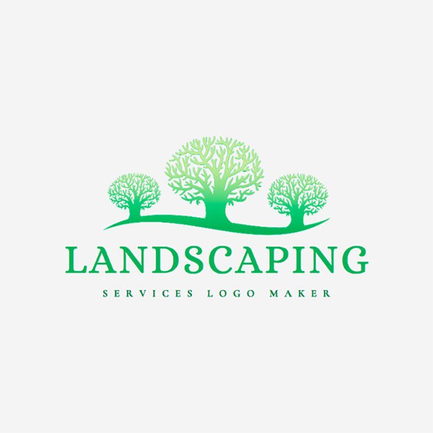 Landscapin Logo - Creative Landscape Company Logo for 2019