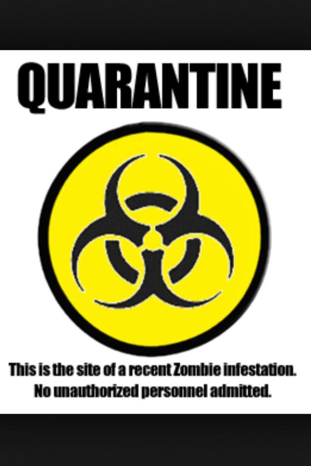 Quarantine Logo - Quarantine Zone. | Infected | Apocalypse survival kit, Zombie ...