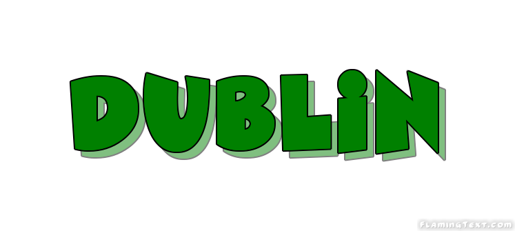 Dublin Logo - Ireland Logo. Free Logo Design Tool from Flaming Text