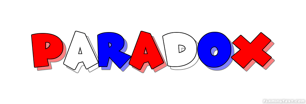 Paradox Logo - United States of America Logo. Free Logo Design Tool from Flaming Text