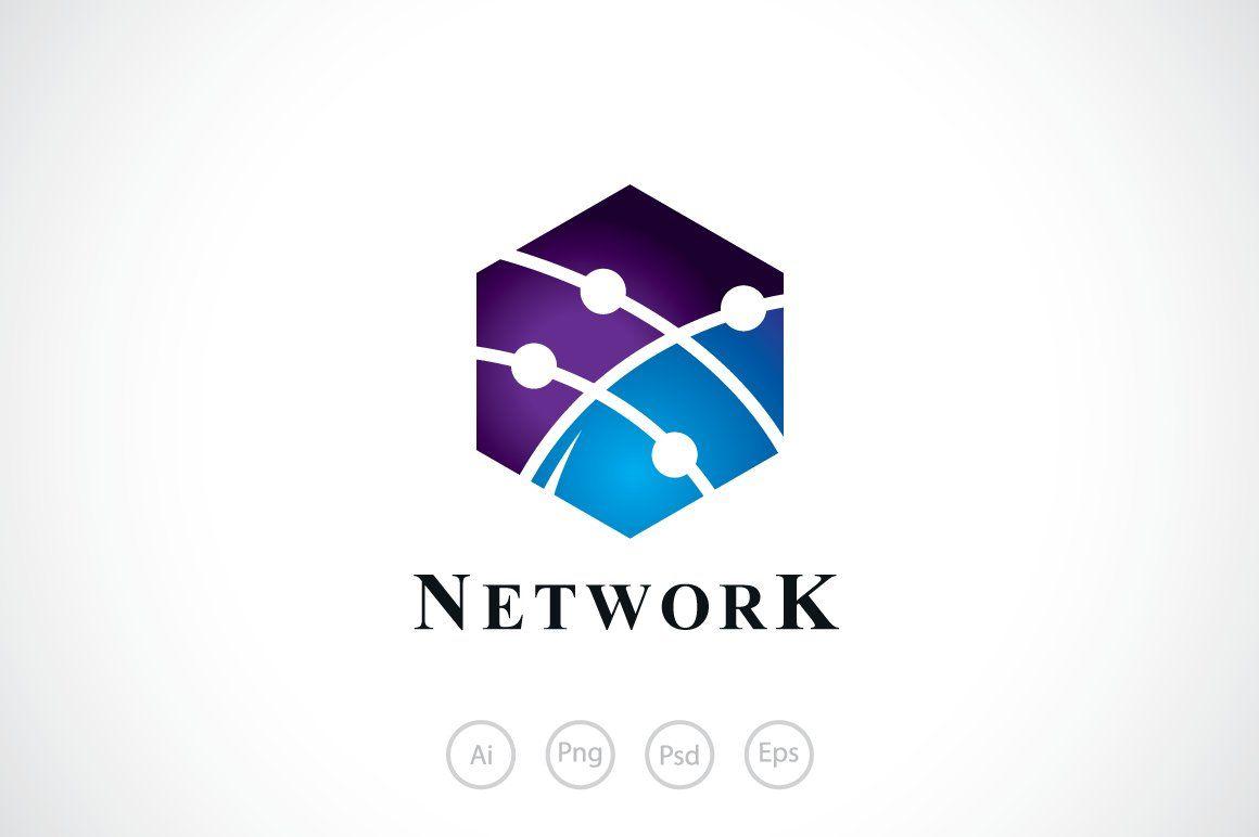 Neuron Logo - Network Neuron Logo Template