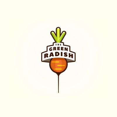 Radish Logo - The Green Radish Logo. Logo Design Gallery Inspiration