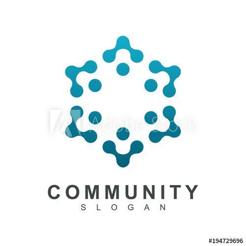Neuron Logo - Neuron Group logo, Community logo, Dot logo this stock vector