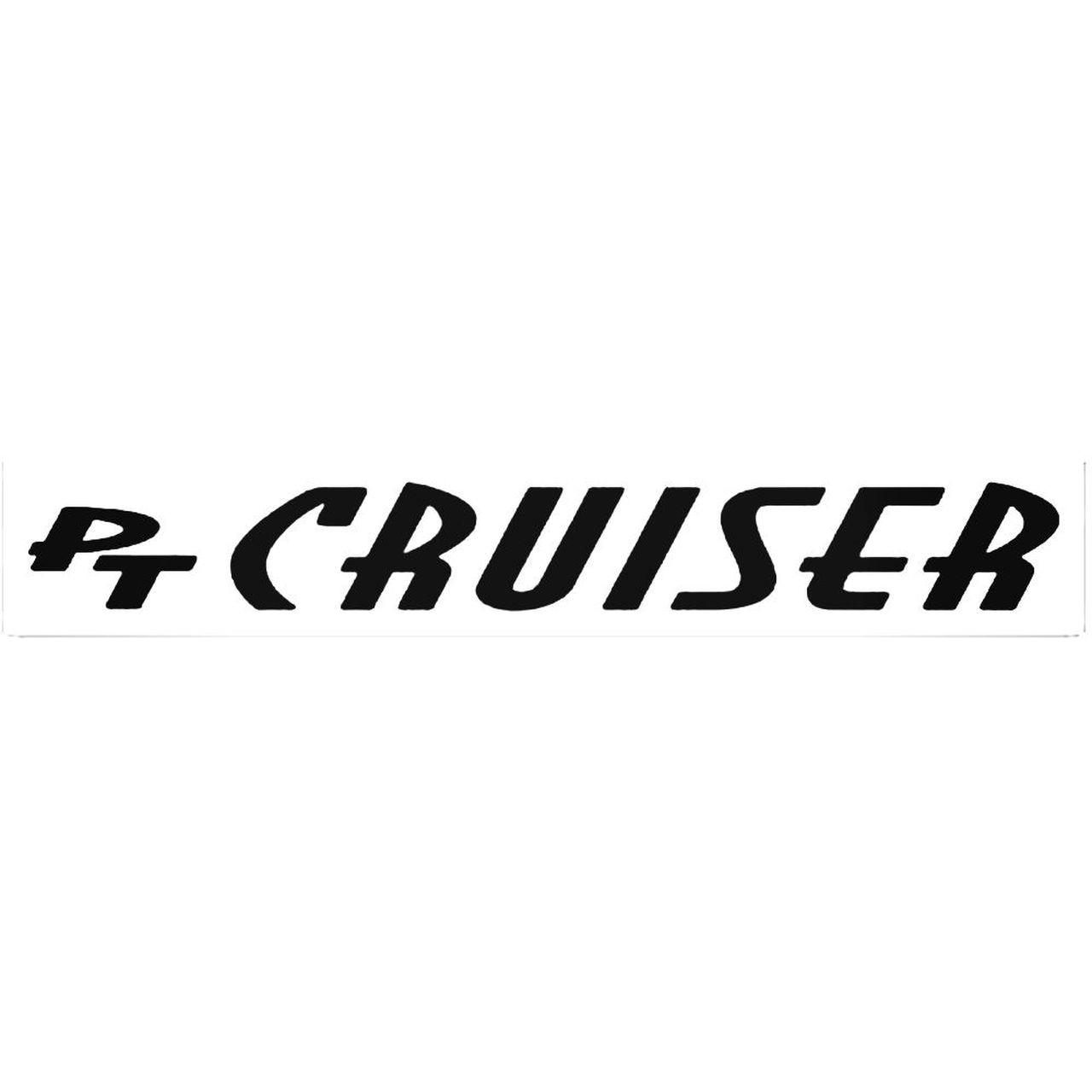 Cruiser Logo - Windshield Banner Pt Cruiser Windshield Banner Decal