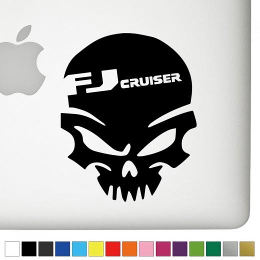 Cruiser Logo - Toyota FJ Cruiser Badass Skull Decal